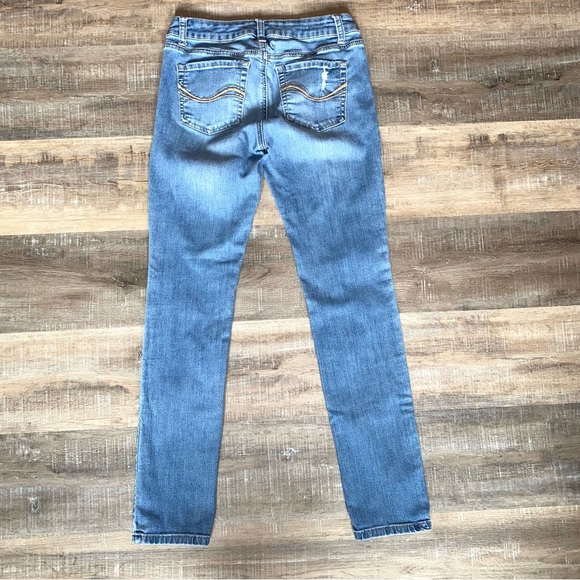 SOLD SO Skinny Jeans Size 7 Light Wash - Picture 3 of 6